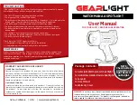 GearLight WATCHMAN AA SPOTLIGHT User Manual preview