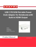 Preview for 1 page of GearMo GM-PDU31CNA Product Manual