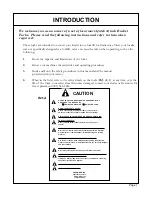 Preview for 3 page of Gearmore 12 UNIV Operation, Service & Parts Manual