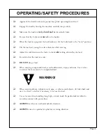 Preview for 7 page of Gearmore 12 UNIV Operation, Service & Parts Manual