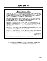 Preview for 14 page of Gearmore 12 UNIV Operation, Service & Parts Manual