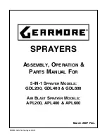 Gearmore APL200 Assembly, Operation And Parts Manual preview