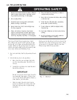 Предварительный просмотр 14 страницы Gearmore ARENA-VATOR II Assembly/Operators/Parts Manual