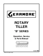 Предварительный просмотр 1 страницы Gearmore B SERIES Operation, Service & Parts Manual