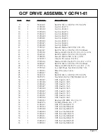 Предварительный просмотр 22 страницы Gearmore GCF41 Operation & Service Manual