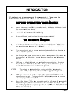 Preview for 3 page of Gearmore L-60-60-HD Operation, Service & Parts Manual