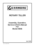 Предварительный просмотр 1 страницы Gearmore XB48 Assembly, Operation, Service & Parts Manual