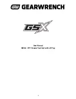 Preview for 1 page of Gearwrench GSX 183240 User Manual