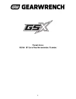 Preview for 7 page of Gearwrench GSX 183240 User Manual