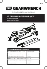 Preview for 1 page of Gearwrench GWLPFJ3T User Manual