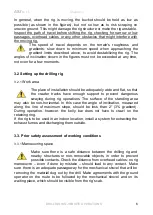 Preview for 23 page of Geax XD5 Operation And Safety Manual