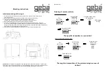 Preview for 4 page of Geba Tronic Cody Light HF 1/1 Manual