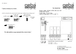 Preview for 5 page of Geba Tronic Cody Light HF 1/1 Manual