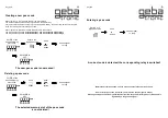 Preview for 6 page of Geba Tronic Cody Light HF 1/1 Manual