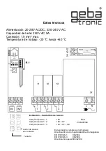 Preview for 77 page of Geba Tronic Cody Universal 1/1 Manual