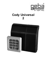 Geba Tronic Cody Universal 2 Manual preview