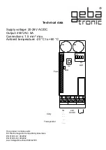 Предварительный просмотр 20 страницы Geba Tronic Cody Universal Mini Manual