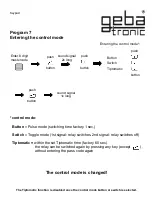 Предварительный просмотр 26 страницы Geba Tronic Cody Universal Mini Manual