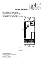 Предварительный просмотр 35 страницы Geba Tronic Cody Universal Mini Manual