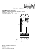 Предварительный просмотр 50 страницы Geba Tronic Cody Universal Mini Manual