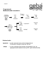 Предварительный просмотр 55 страницы Geba Tronic Cody Universal Mini Manual