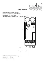 Предварительный просмотр 65 страницы Geba Tronic Cody Universal Mini Manual