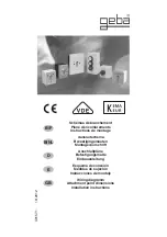 Предварительный просмотр 1 страницы Geba GDT 1 Wiring Diagramm Attachment Point Dimensions Installation Instructions