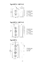 Предварительный просмотр 8 страницы Geba GDT 1 Wiring Diagramm Attachment Point Dimensions Installation Instructions