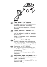 Предварительный просмотр 10 страницы Geba GDT 1 Wiring Diagramm Attachment Point Dimensions Installation Instructions