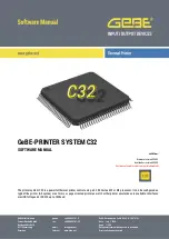 GeBe C32 Software Manual предпросмотр