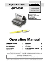 GeBe GPT-4352 Operating Instructions Manual preview