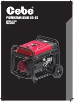 GeBe POWERMAN 8500 GR-ES Manual предпросмотр