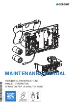 Geberit 115.897.00.6 Maintenance Manual preview