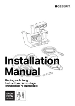 Geberit 115857001 Installation Manual preview