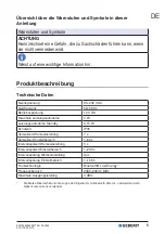 Preview for 5 page of Geberit 116090SG6 User Manual