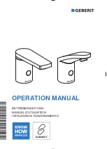 Предварительный просмотр 1 страницы Geberit 185 Operation Manual