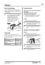 Предварительный просмотр 109 страницы Geberit 185 Operation Manual