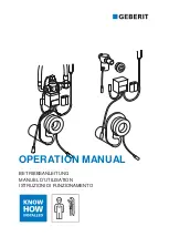 Geberit 501-1 Operation Manual preview