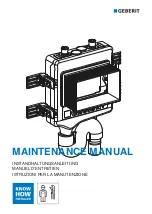 Geberit 616.211.00.1 Maintenance Manual preview