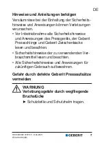 Preview for 7 page of Geberit 691.186.00.1 User Manual