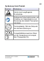 Preview for 13 page of Geberit 691.186.00.1 User Manual