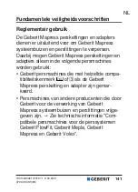 Preview for 141 page of Geberit 691.186.00.1 User Manual