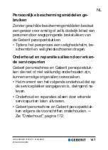 Preview for 147 page of Geberit 691.186.00.1 User Manual