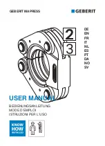 Preview for 1 page of Geberit 691.296.00.2 User Manual