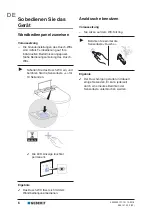 Предварительный просмотр 6 страницы Geberit 968.101.00.0(00) User Manual