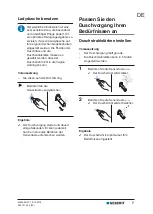 Предварительный просмотр 7 страницы Geberit 968.101.00.0(00) User Manual