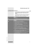 Preview for 3 page of Geberit ACO 201 Operating Instructions Manual