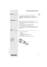 Preview for 5 page of Geberit ACO 201 Operating Instructions Manual