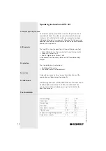 Preview for 16 page of Geberit ACO 201 Operating Instructions Manual