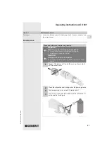 Preview for 21 page of Geberit ACO 201 Operating Instructions Manual